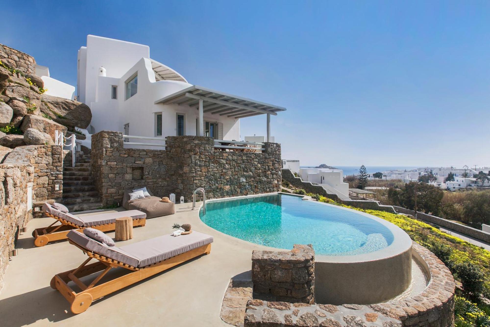 Breathtaking 6 Bed In Platis Gialos Exteriör bild