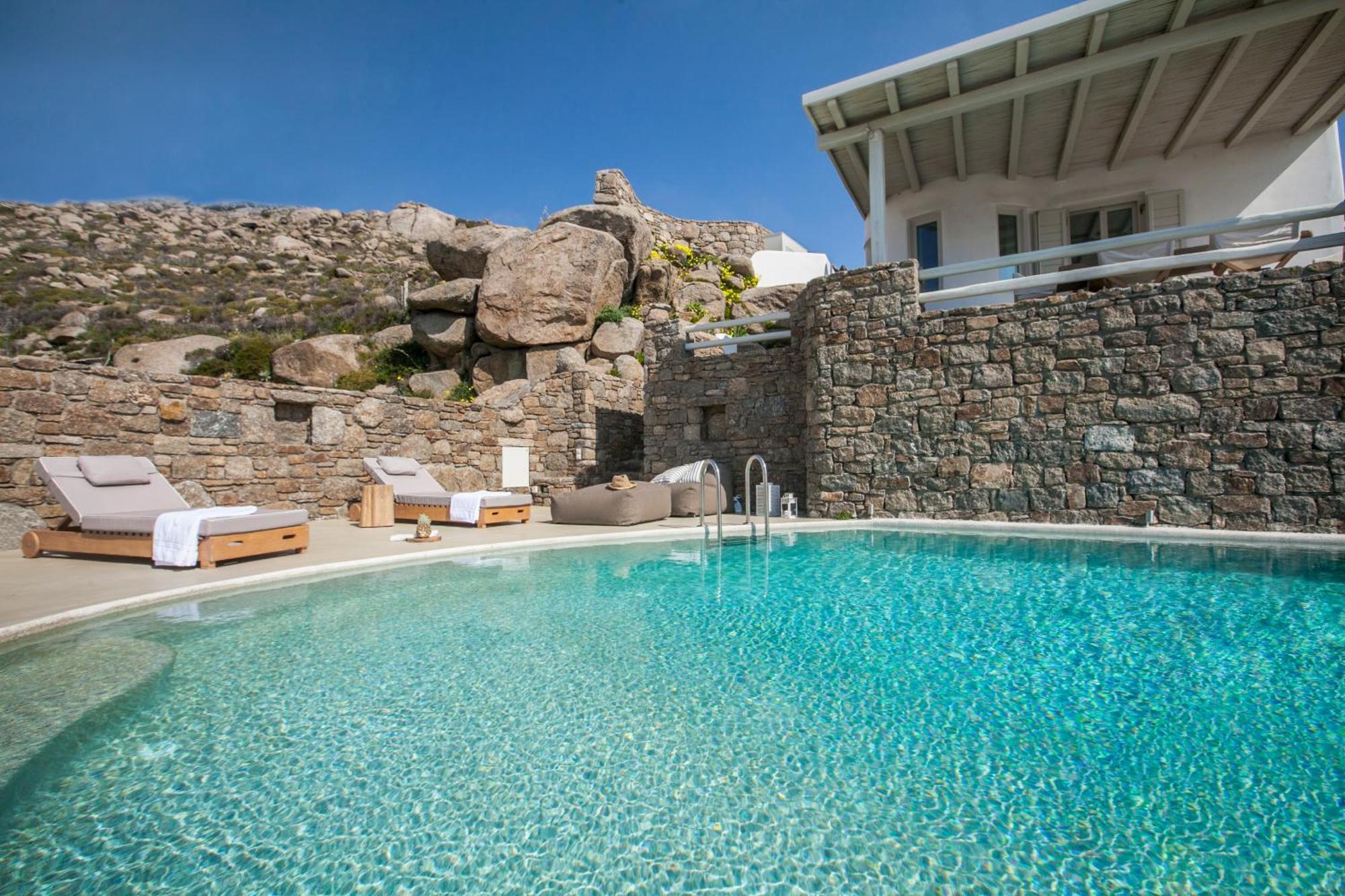 Breathtaking 6 Bed In Platis Gialos Exteriör bild